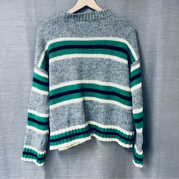 Urban Outfitters Oversized Striped Boyfriend Sweater Size M - Picture 11 of 14